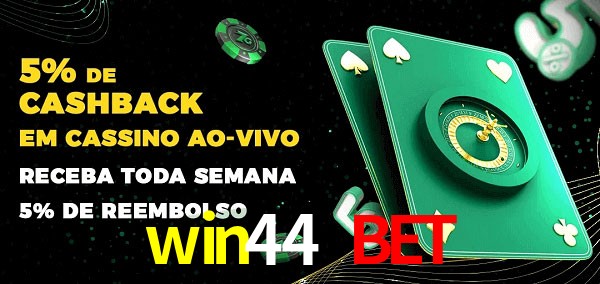 Promoções do cassino ao Vivo win44 bet